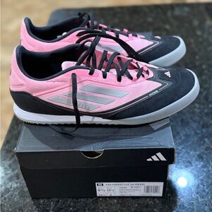 Adidas F50 Pink and Black Freestyle Shoes